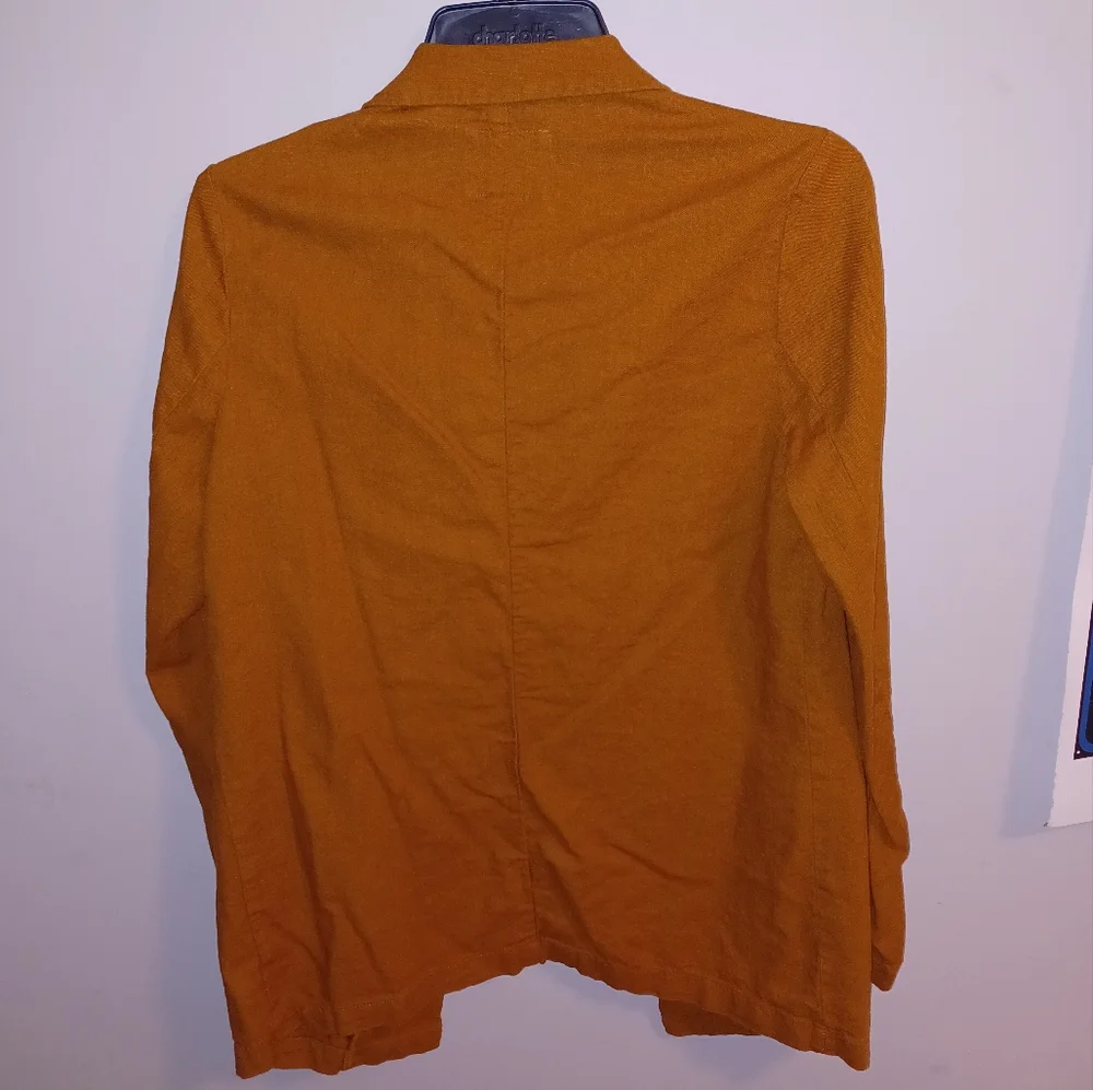 Old Navy Brown Linen Blazer - Picture 3 of 5